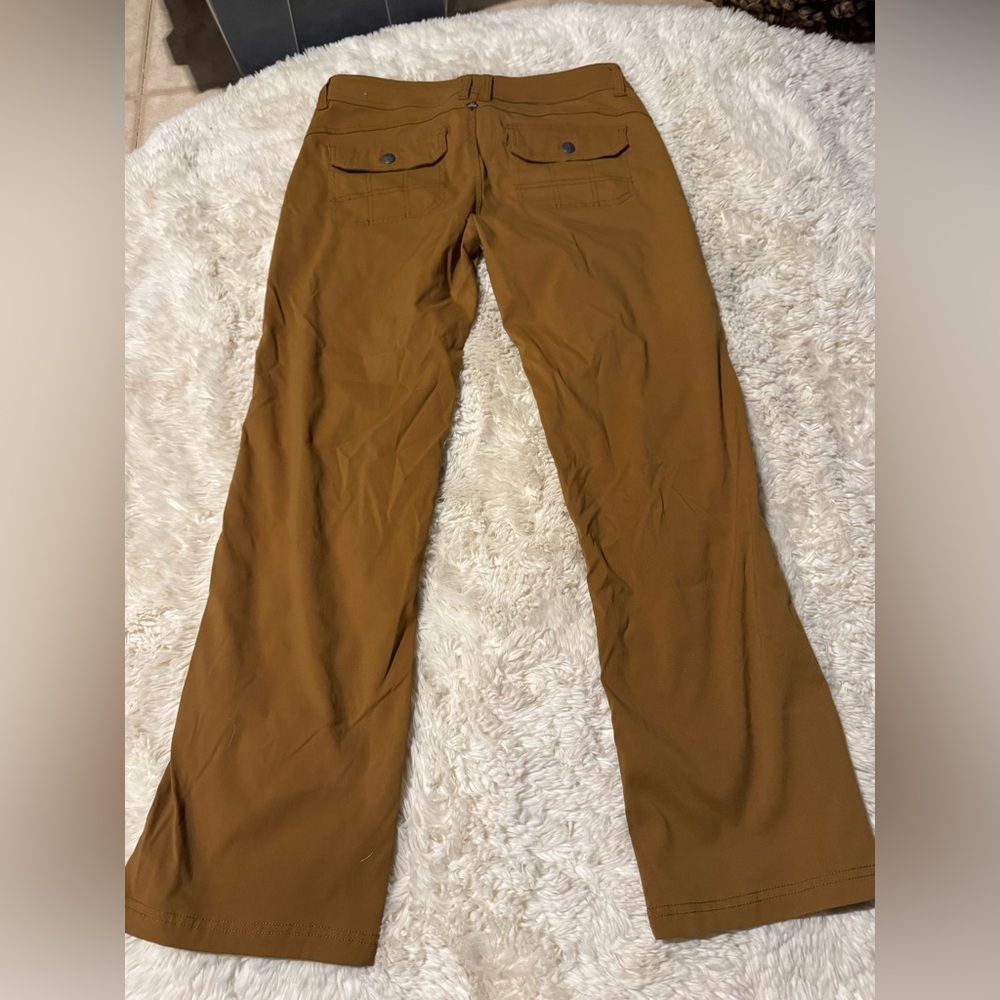 F Women's Prana Brown Outdoor Athletic Athleisure Pants - Picture 8 of 8